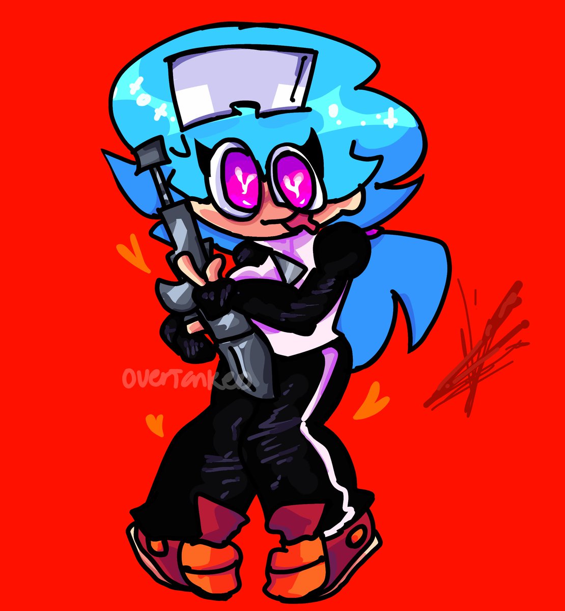 overtanked's tweet photo. your local tankman hyperfixater #tansky #skyverse #skyverseoc #oc #fnf #newgrounds #ng https://t.co/59Q22y7eIU