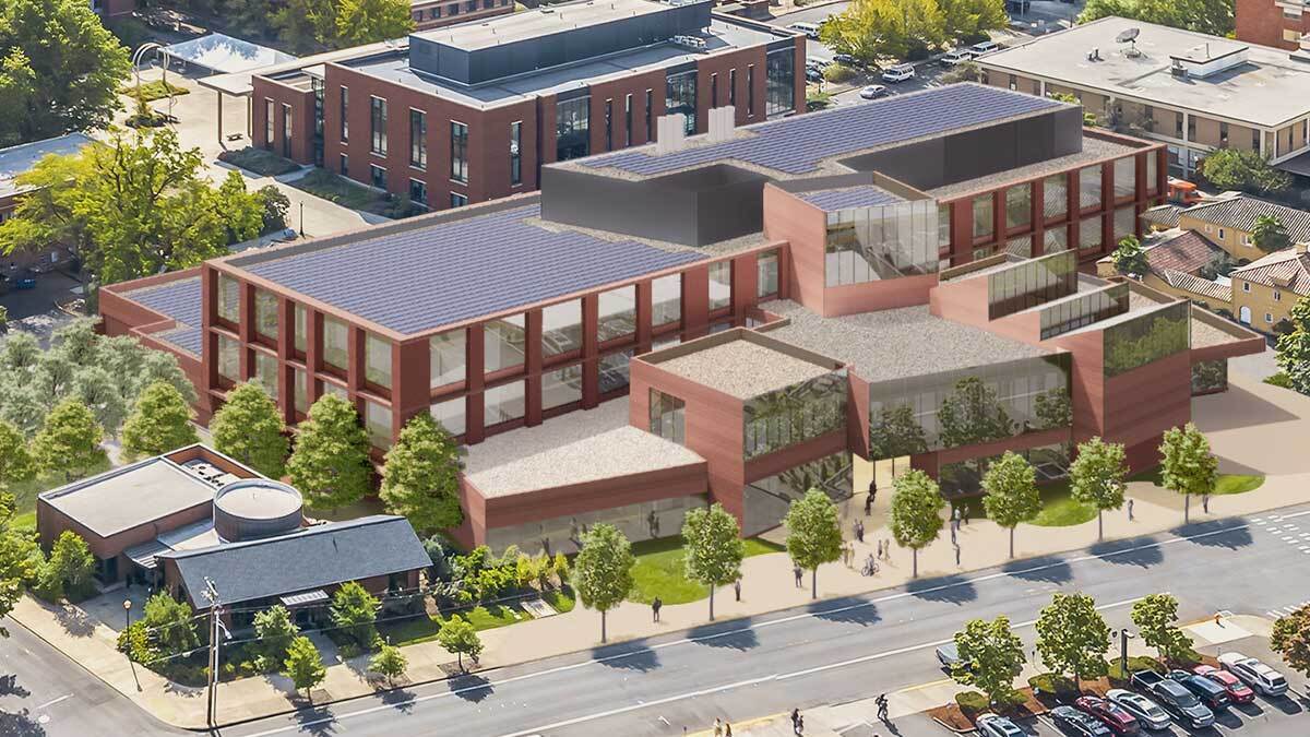 OregonState's tweet photo. We are thrilled to announce the launch of a major new research center on our Corvallis campus: The Jen-Hsun and Lori Huang Collaborative Innovation Complex. We are grateful to these proud alumni for their generous $50 million gift for this complex. 

>> https://t.co/5hIxqee7tu https://t.co/ojGVdDc10B
