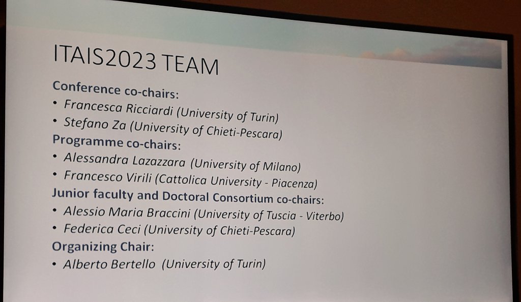 ItAIS Connect tweet media
