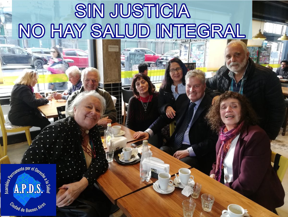 APDS_CABA's tweet photo. Si no hay Justicia (porque gran parte del poder judicial es parcial  y cooptado por poderosos intereses económicos y mediáticos) la Salud Integral está en peligro https://t.co/wKrdGGuGb8