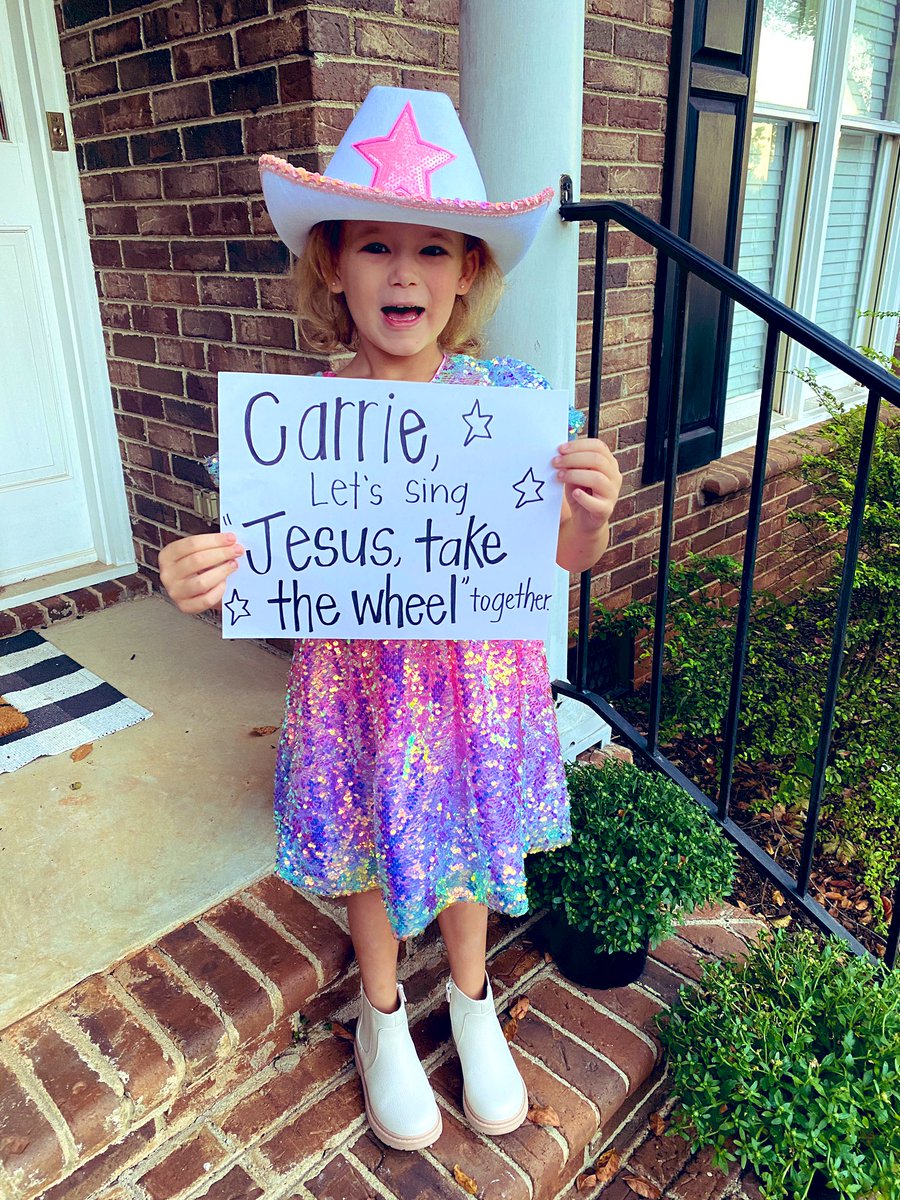 MustangsMorris's tweet photo. @carrieunderwood Your BIGGEST little fan is a heading your way tonight and really wants to sing “Jesus, Take the Wheel” with you! 🎤🎶💕 @BSWArena https://t.co/ViKA713u4k