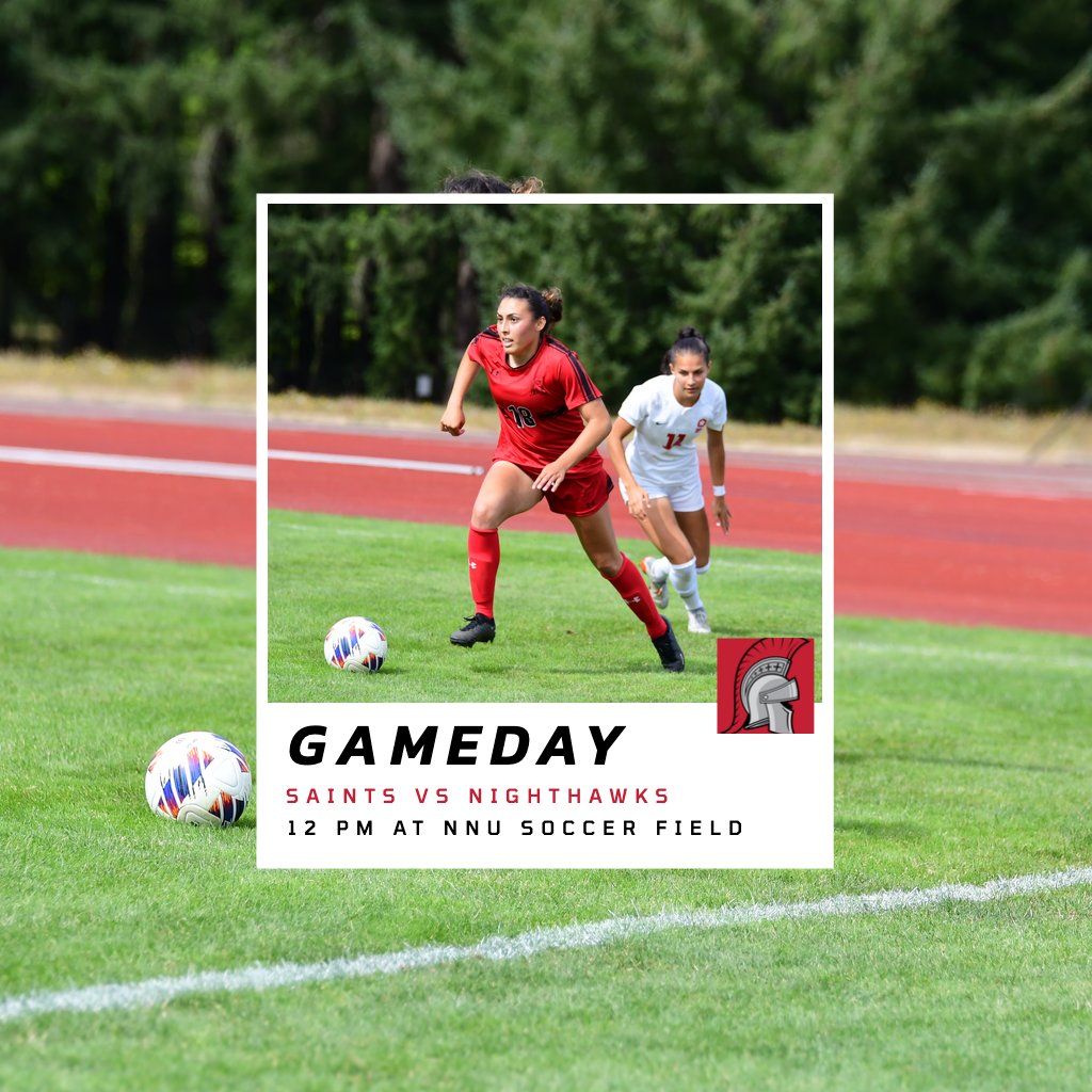 ⚽GAMEDAY! The Saints are locked in and ready for their GNAC match today against Northwest Nazarene!