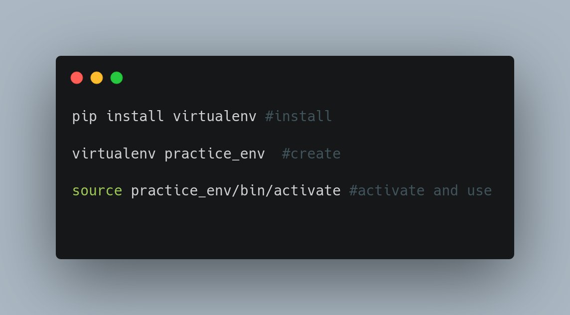 💡Everyone from Dev to SRE use Python. Virtual environments help you maintain independent dependencies. Start using right away👇 Ever broke python by installing dependencies directly? You know my pain🥲