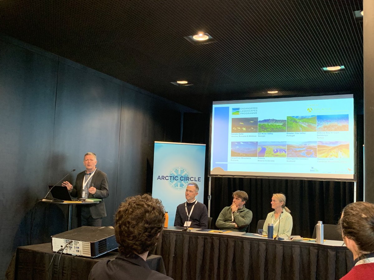 Fantastic session #ArcticCircle2022 talking about ambitious restoration, at scale, for biodiversity and carbon ⁦@Fuglavernd⁩ ⁦@CairngormsCo⁩ ⁦⁦ ⁦⁦@TheFlowCountry⁩