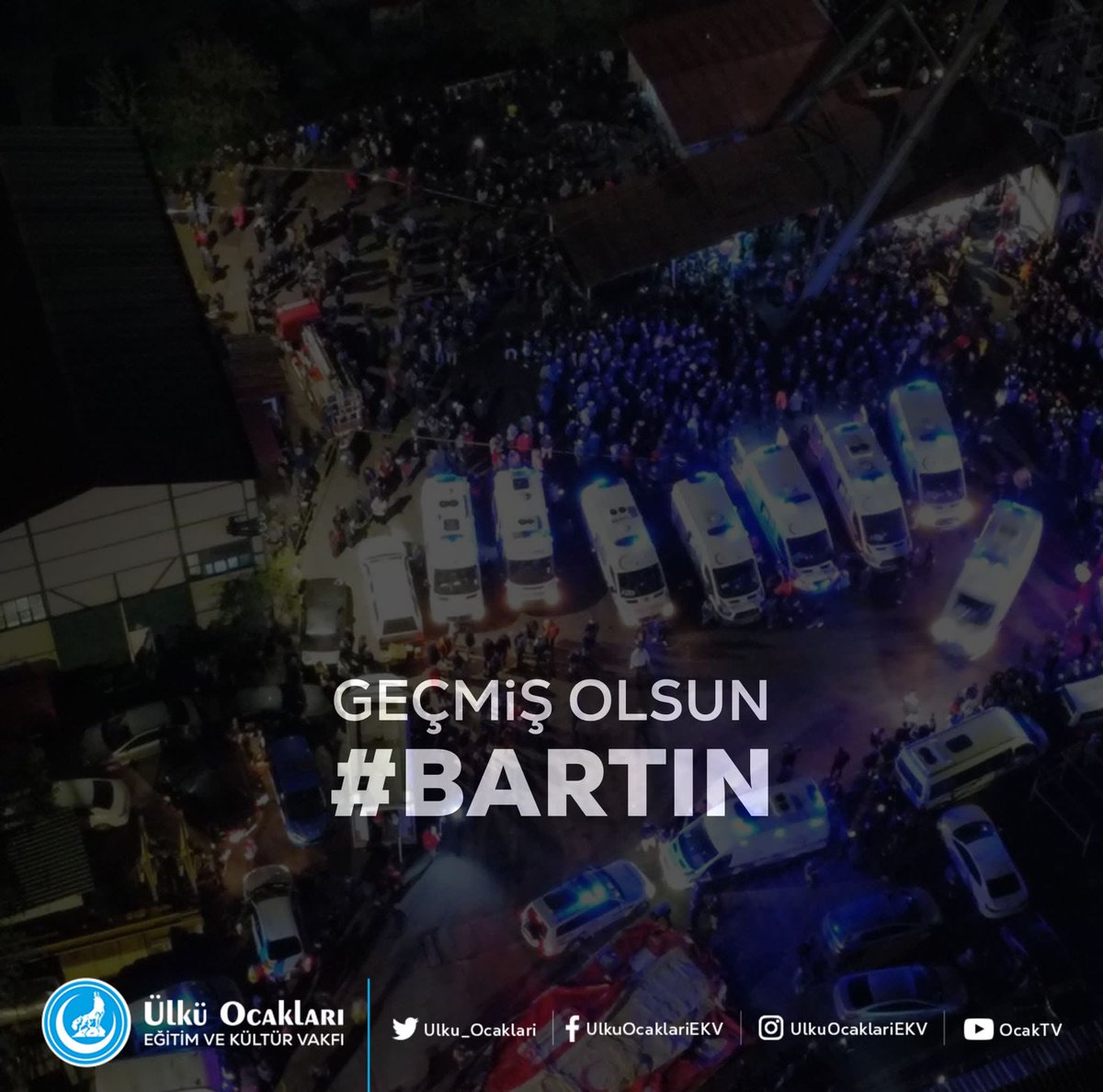 #Bartın’da meydana gelen maden kazasında ebediyete irtihal eden madencilerimize Allah’tan rahmet, yaralılarımıza acil şifalar ve ailelerine sabırlar dileriz.