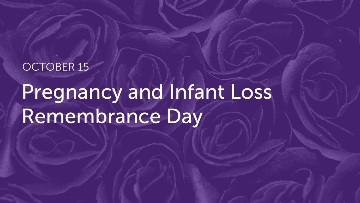 Every day, but especially today, our hearts are with everyone who's suffered through #pregnancyloss or #infantloss. 💜