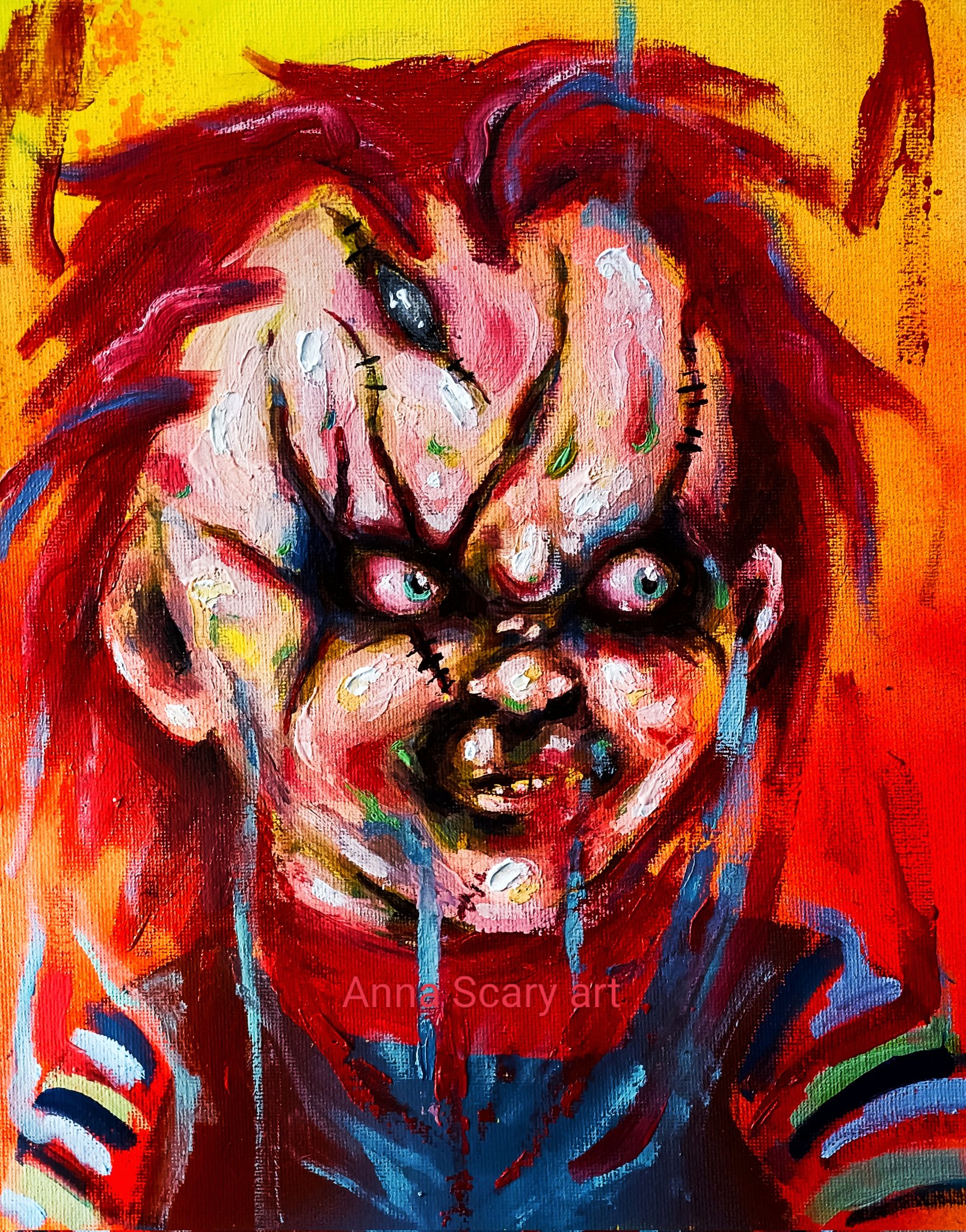 Scary Drawings Of Chucky