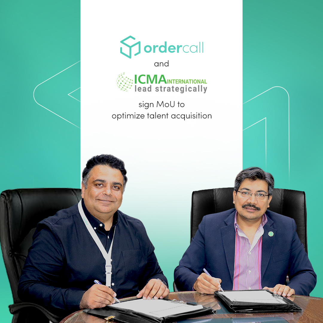 Ordercall_pk's tweet photo. Ordercall partners with @icmapdotpk, one of Pakistan's leading accounting bodies, to strengthen its #talent acquisition and management capabilities, create strategic networking #opportunities and facilitate #employeeengagement 

#Ordercall #ICMA #Pakistan #Partnership https://t.co/GK6SW3Fm0g