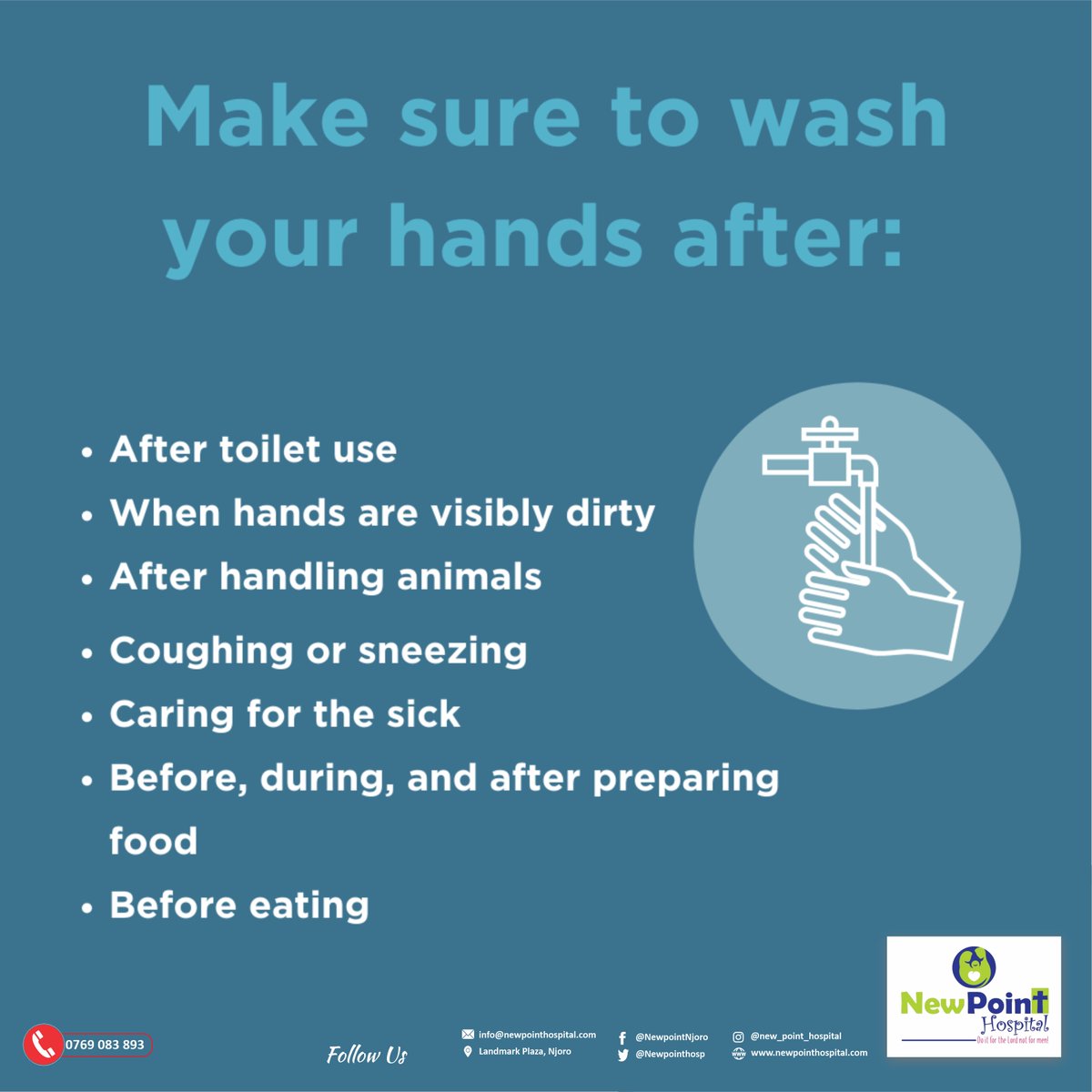 NewpointHosp's tweet photo. Make sure you wash your hands after these:
#handwashing #GlobalHandwashingDay2022 #GlobalHandwashingDay https://t.co/NOqGbG3Bdh
