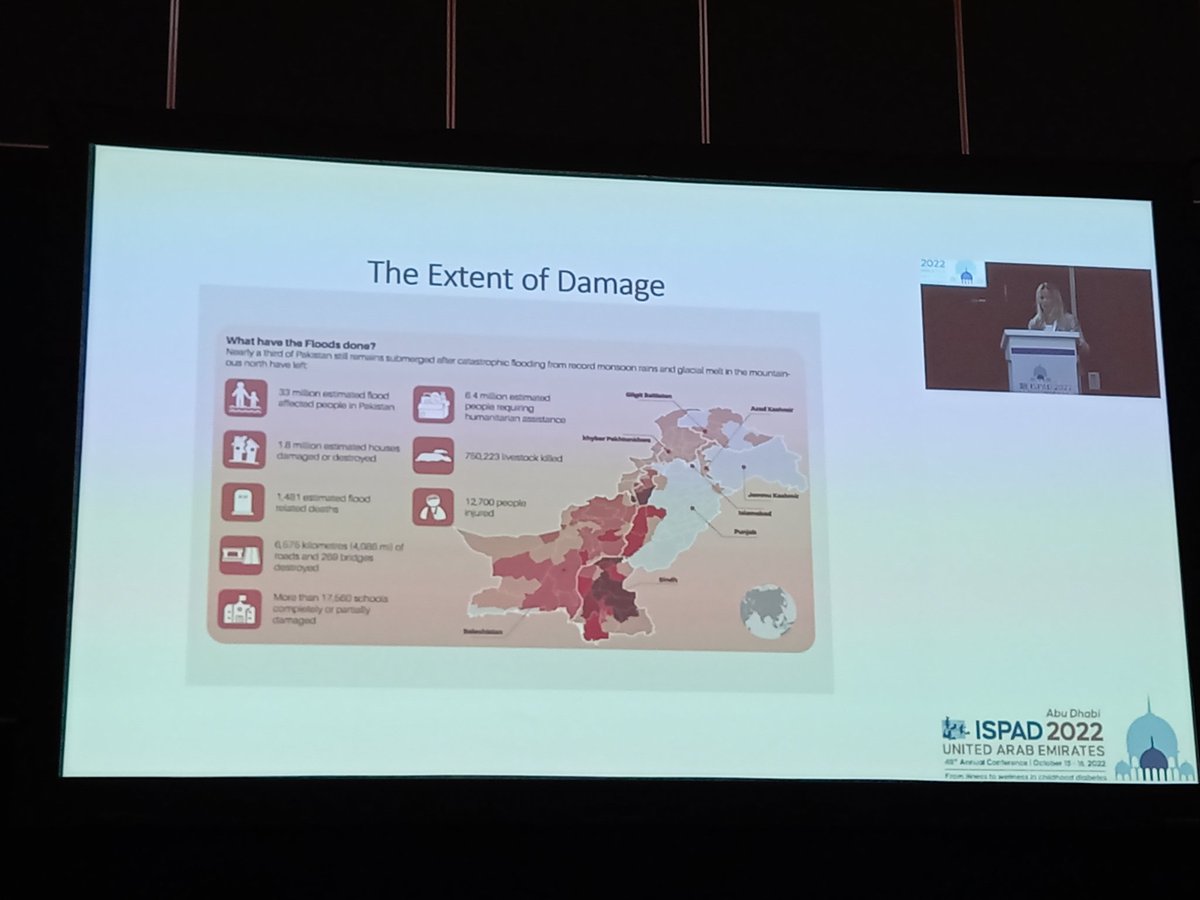khan_hubban's tweet photo. Thankyou Pam @diapoint for raising the voice for Pakistans diabetes community.
The floods have devastated life's of thousands with diabetes. Please step up to help however you can. 
@MeethiZindagi 
@Sana_Ajmal84
#dedocvoices
#ISPAD2022
#Pakistanfloods
@dedocORG https://t.co/G9cZzX3MtL