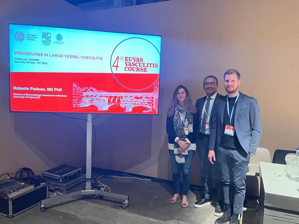 Roberto Padoan (@roberto_padoan) on Twitter photo Great morning session on surgical procedures in large vessel #vasculitis.
Congratulations on Co-Chair of 4th <a href="/EUVAS19/">EUVAS</a> meeting <a href="/cristinadbponte/">Cristina Ponte</a> and <a href="/dr_omerkaradag/">Omer Karadag</a> . Great morning session on surgical procedures in large vessel #vasculitis.
Congratulations on Co-Chair of 4th <a href="/EUVAS19/">EUVAS</a> meeting <a href="/cristinadbponte/">Cristina Ponte</a> and <a href="/dr_omerkaradag/">Omer Karadag</a> .