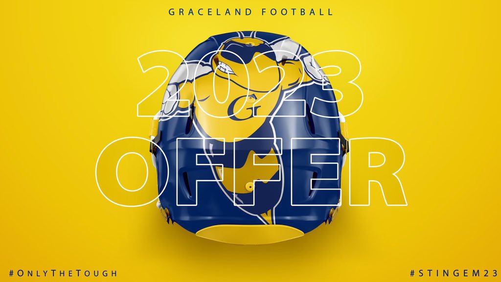 After a great conversation with <a href="/CoachRodRyles/">Roderick Ryles</a> I’m proud to announce I have received my first offer from Graceland university football 🙏🏽 <a href="/hutch_coach/">CoachHutch</a> <a href="/BankrollMarkham/">Sean Markham</a> <a href="/alleyneathletic/">Alleyne Athletics | Perfomance Training</a> @TrPvojosh