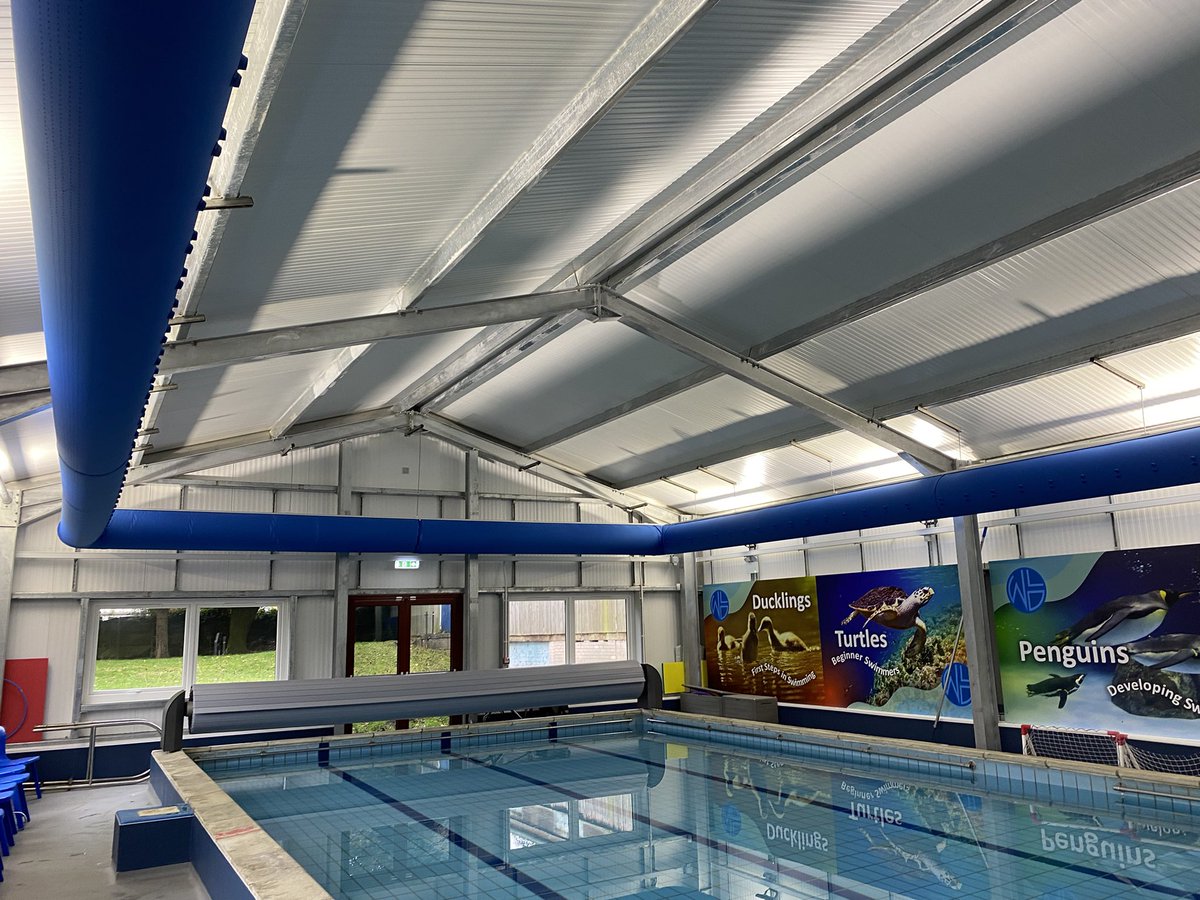 AustinWatsonLtd's tweet photo. Swimming pool job from earlier on this year after the school added some artwork to the walls https://t.co/6zkqpWhtUI