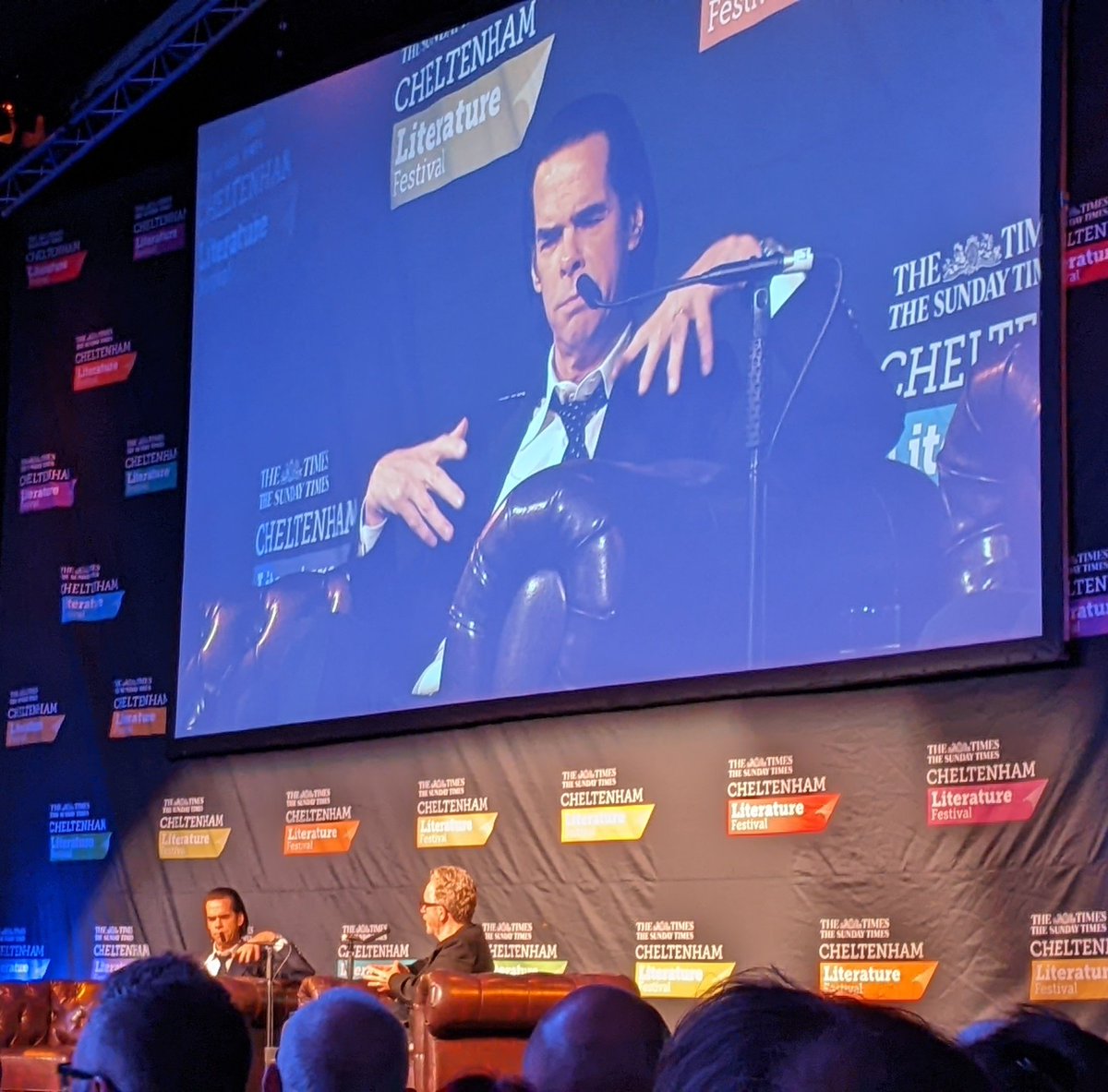 Two writers went to see two writers

#NickCave
#SeanOHagan

@CheltLitFest