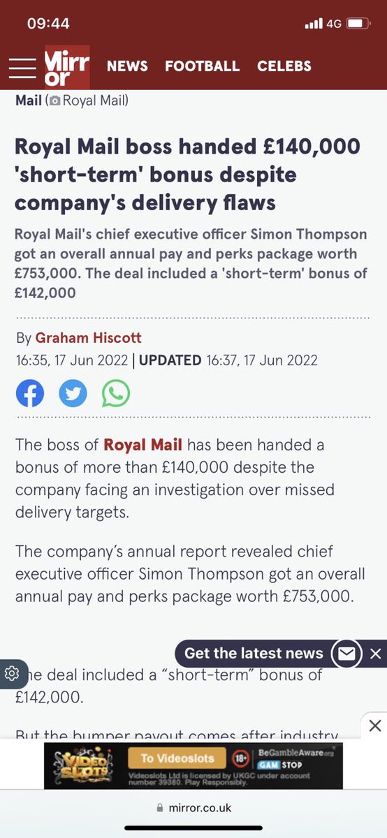 CazBarnard's tweet photo. Losing money? Bonus for the boss and shareholders- something doesn’t make sense https://t.co/sMPvR7kAR3