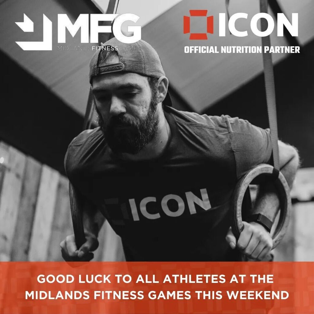 💢 @midlandsfitnessgames 💢 we just wanted say good luck to all the athletes competing at the #MidlandsFitnessGames this weekend!

We've provided some prizes for the podium so go give it your all and have fun 🔥

#Iconnutrition #beyourownicon #CFUK #crossfit #throwdown