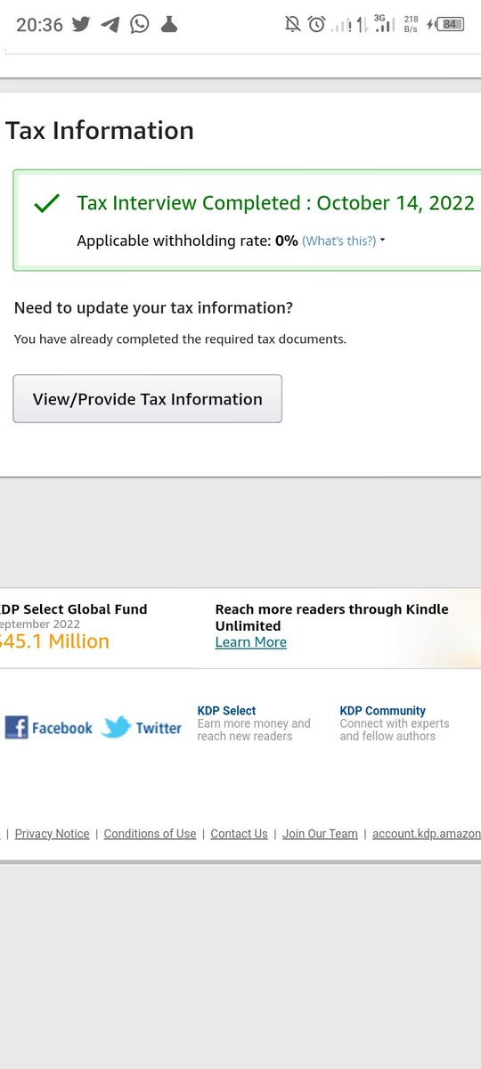 After successful evading amazon 30% tax withholding policy.

For absolutely FREE

A lot of persons have reached out

And I've decided to give out the process here for FREE

Let's hit 100 RT 

with this to help a lot of others in the same shoe

YOU DON'T HAVE TO PAY FOR IT