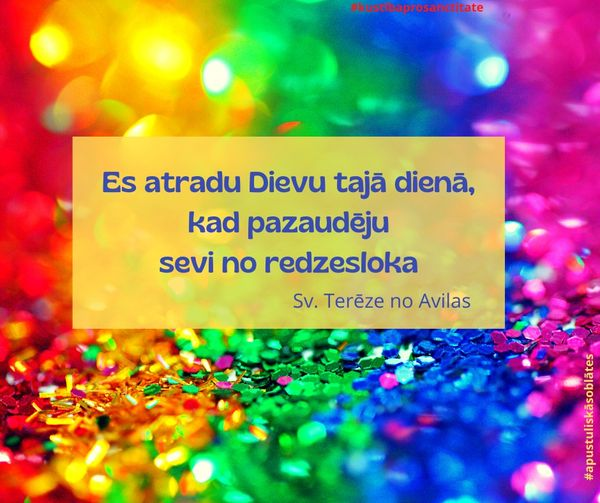 RefaloRita's tweet image. #sevi #Dievs #prieks
#apustuliskāsoblātes
#kustībaprosanctitate