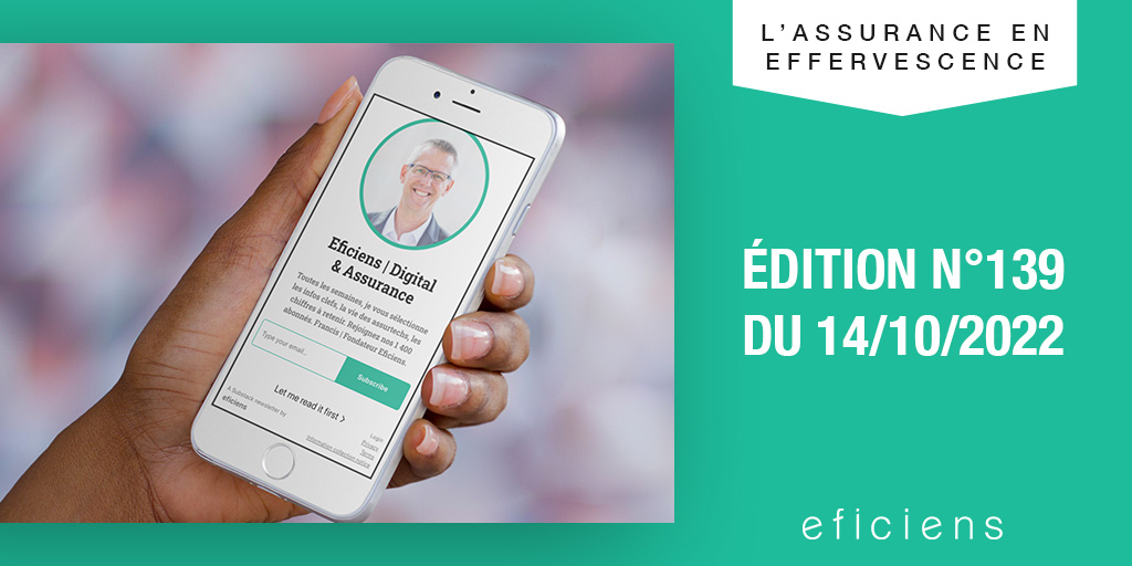 eficiens's tweet photo. ❓ Où parle-t-on en même temps du legs de votre compte Spotify 🎶, d'une #insurtech qui met les bouchées doubles sur le sport ⚽️ et d'une escapade aux confins du Vieux Continent 🇪🇺 ?
🌀 Dans l'édition 139 de 'L'#assurance en effervescence' !
👉 https://t.co/pfY7AgLF9M https://t.co/slGK4OyTXT