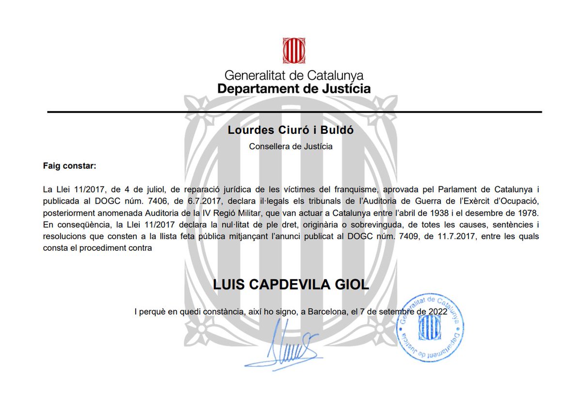 Luis Capdevila Giol, el anarquista de Sants que luchó en el frente de Mallorca: "Todos mis compañeros defendemos la libertad y la razón del pueblo".

Estoy buscando a sus descendientes. Ojalá Twitter haga su magia.

ultimahora.es/opinion/tribun… a través de <a href="/UHmallorca/">Ultima Hora Mallorca</a>