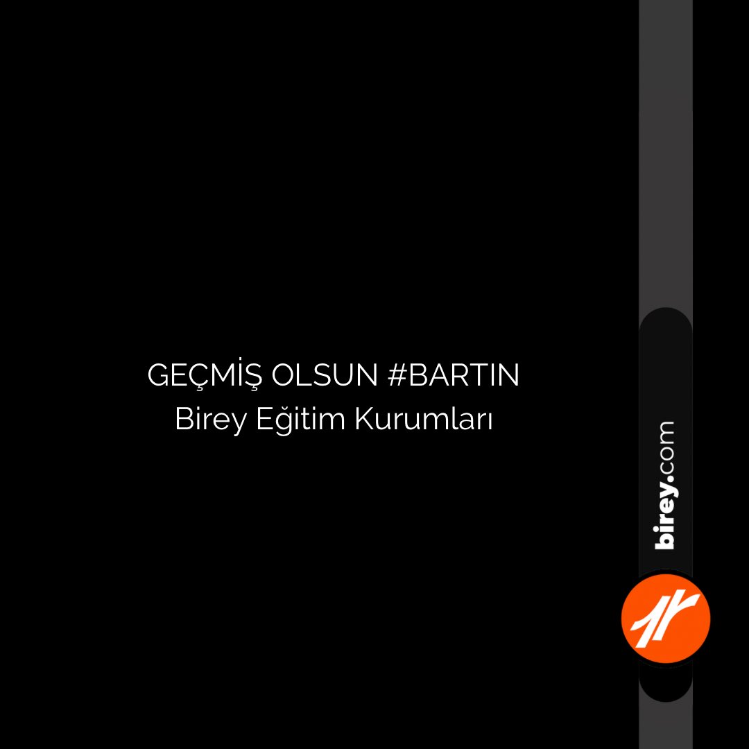 GEÇMİŞ OLSUN #BARTIN
