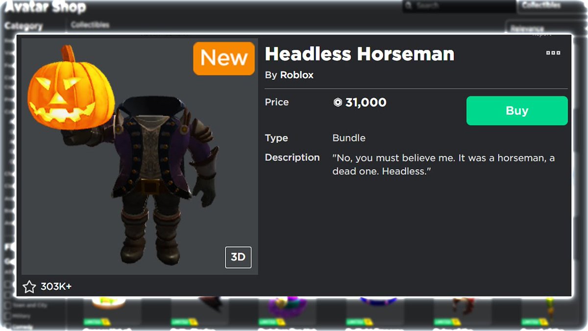 Lonnie on X: 🎃HEADLESS HORSEMAN GIVEAWAY! To enter: FOLLOW ME @Lonnwick  LIKE THIS TWEET👍 RETWEET ♻️ COMMENT WHY YOU WANT HEADLESS 👀 And that's  it!! [ ONLY 1 WINNER] ⚠️ ENDS SATURDAY!!! #