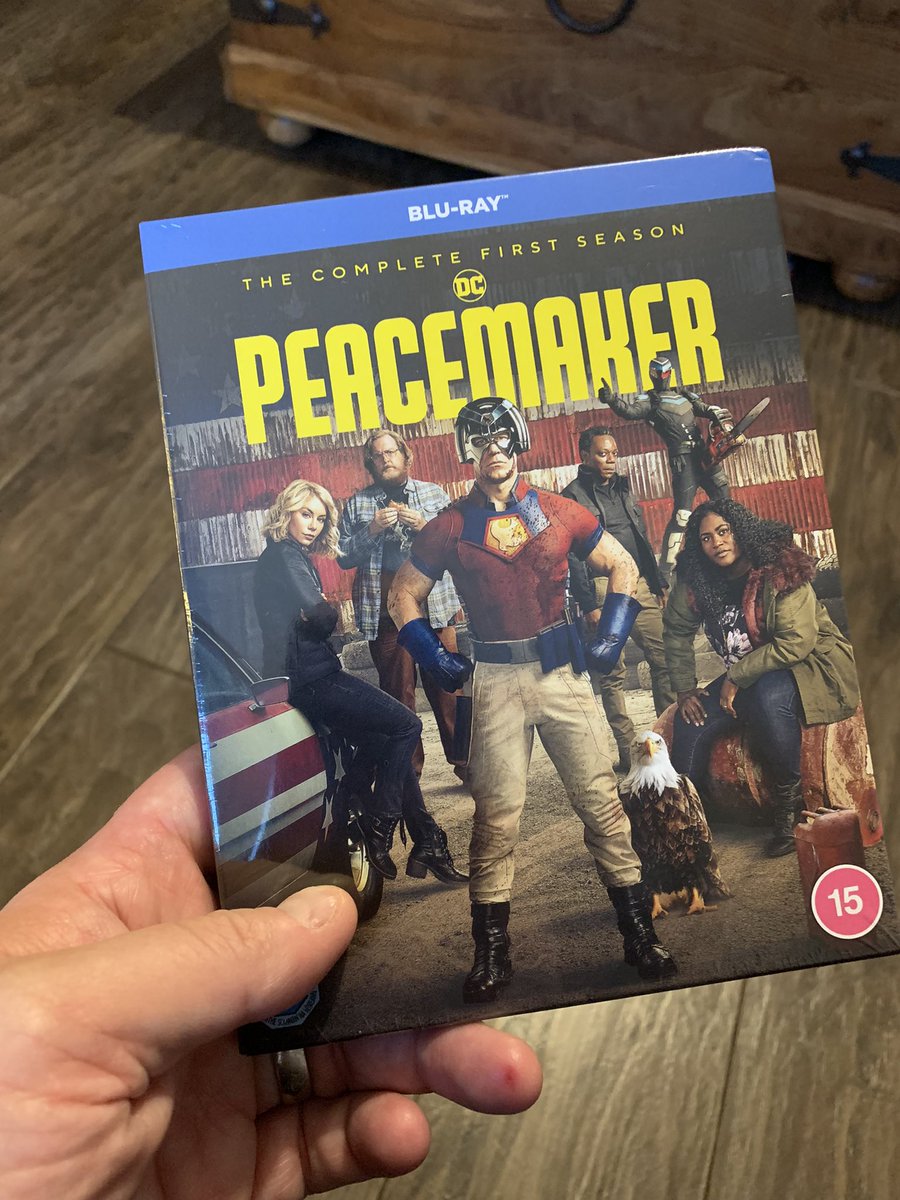 punkbaz's tweet photo. Just back from holiday and came home to a cheeky little competition prize from the lovely people at @frameratedUK
Thanks guys, thatβs the next few days TV watching sorted ππ
#PeacemakerFR https://t.co/MxZrI9gdEI