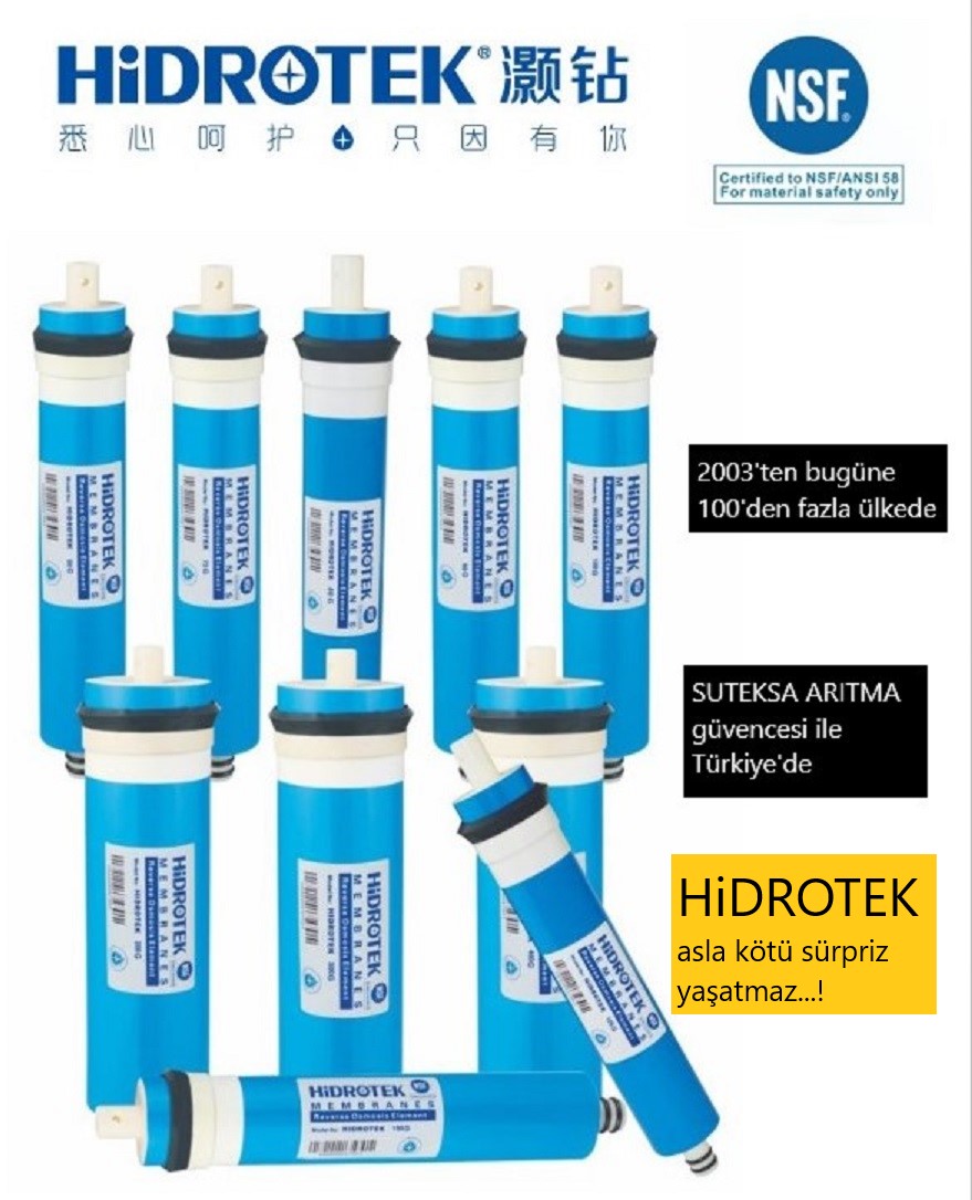 Dow-Filmtec, Vontron, CSM, Pentair, Runmo gibi NSF onaylı ürünler ile aynı sınıfta yer alan ürünlerimiz; her yıl NSF, Water Quality, SGS, ISO, SASO ve CLM tarafından kapasite, performans ve randıman testlerine tabii tutularak sertifikalandırılır.
Tel: 0545 107 70 50 / İstanbul