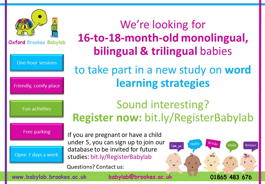 Oxford Brookes BabyLab tweet media