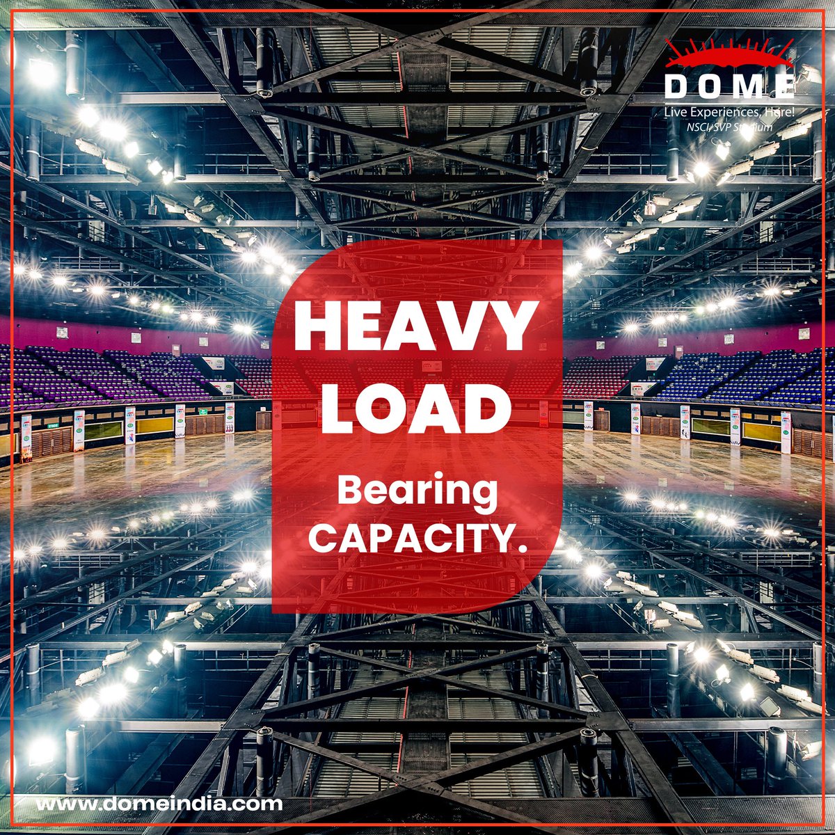 Dome_of_Ent's tweet photo. The best venue in Mumbai with heavy load bearing capacity to facilitate large event setup.

#domeisback

#domensci #dome #eventplanner #events #eventmanagement #festivevibes #entertainment #sports #weddingvenue #nscidome #exhibition #awards #award #mumbai #thingstodoinmumbai https://t.co/rcp2aEZ2mf