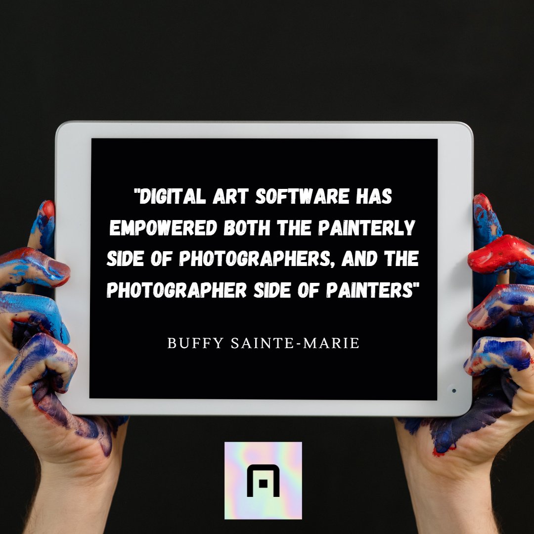 Artent_io's tweet photo. There has been a recent explosion of interest in digital art creators. With the use of technology and software, a whole new generation of art can be created.

@BuffySteMarie 
#Artent #Creators #Community #Socialmedia #Web3 #Fans #Digitalart #Technology #Painting #Photographing https://t.co/V76VrlUJ4r