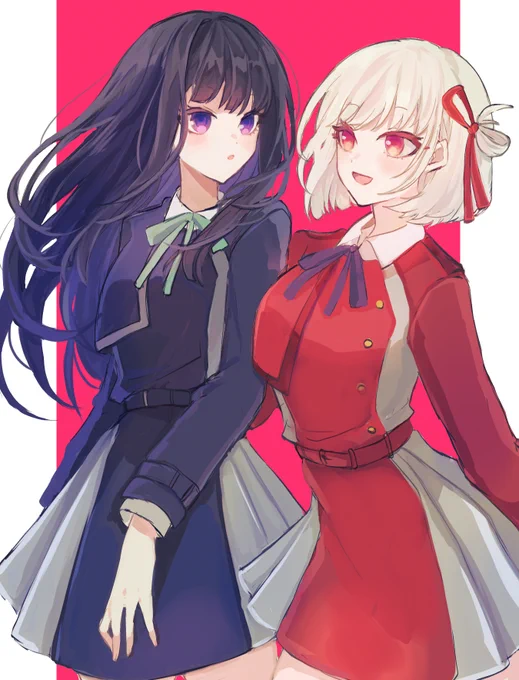 7.たきなと千束 リコリスおもしろかった! #リコリコ #100日チャレンジ 