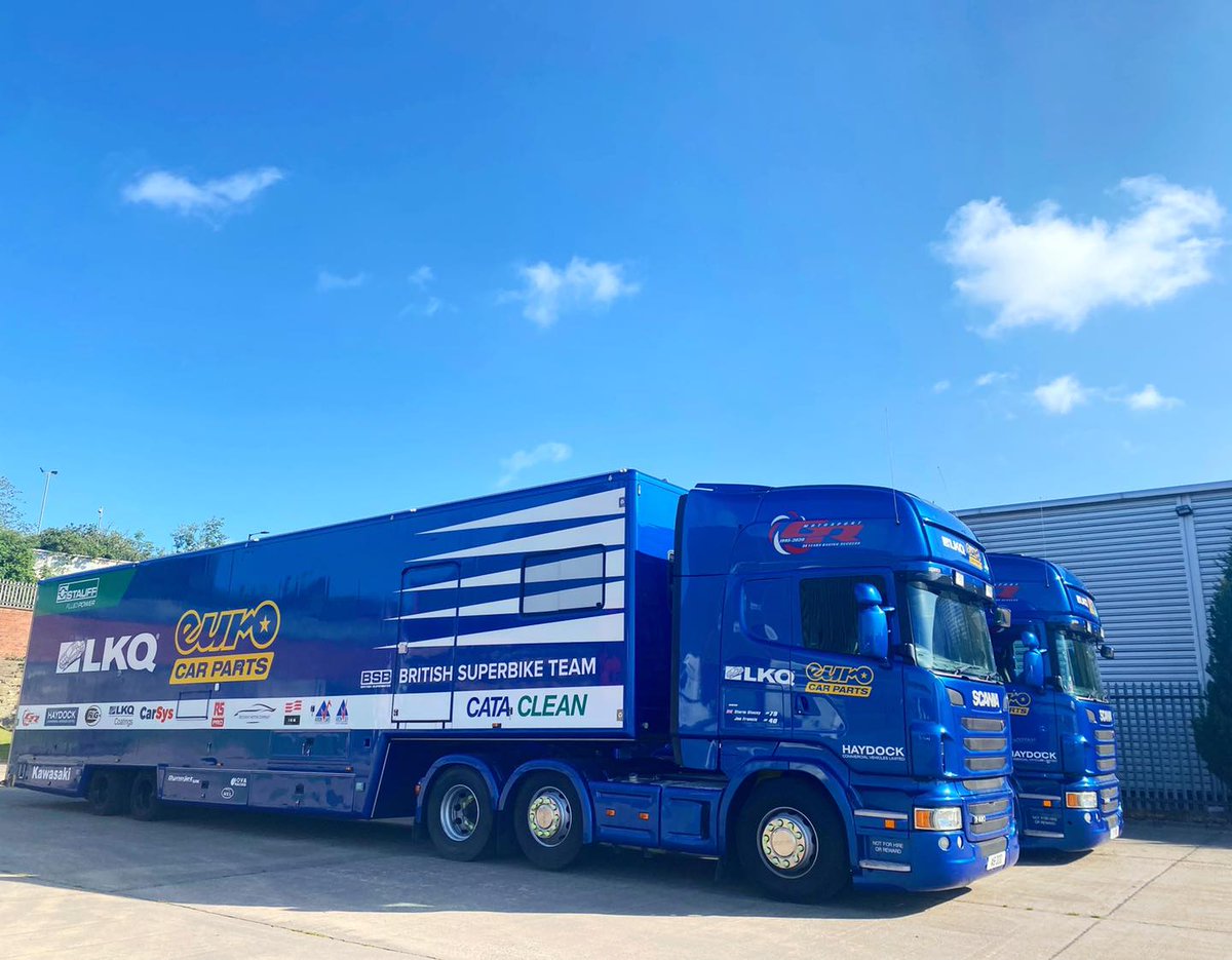 HaydockGroup's tweet photo. These big guys are at Brands Hatch this weekend, if you see them - give them a blast enroute ๐ฏ ๐๐๏ธ
#grmotorsport #stormstacey #racing #brandshatch https://t.co/SekahStl0W