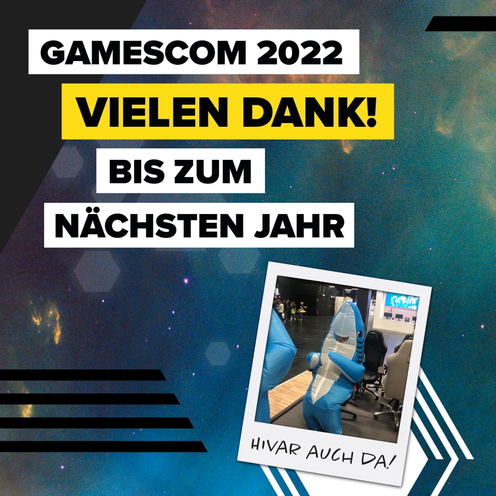hivar_official's tweet photo. Vielen Dank für die gamescom 2022! 
Wir sehen uns im nächsten Jahr wieder!

#gamescom2022 #hivar #danke https://t.co/TB8xGRevv6