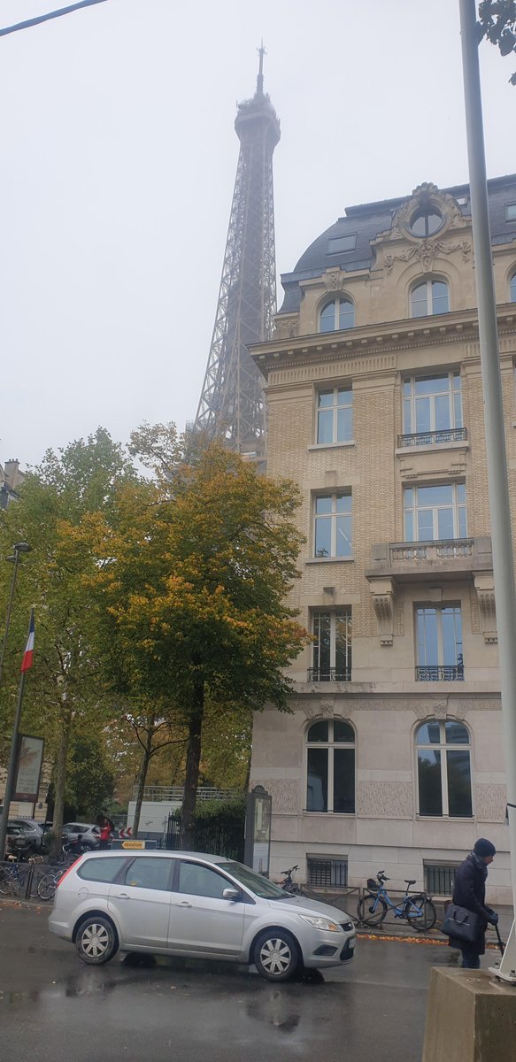 The_RoyalSchool's tweet photo. Eiffel tower and visiting the only remaining stones of the Bastille, the prison that saw the event that is seen to have been the start the French Revolution. Never mind the rain! #Paris #ASenseOfFun https://t.co/56UPpKjZLb
