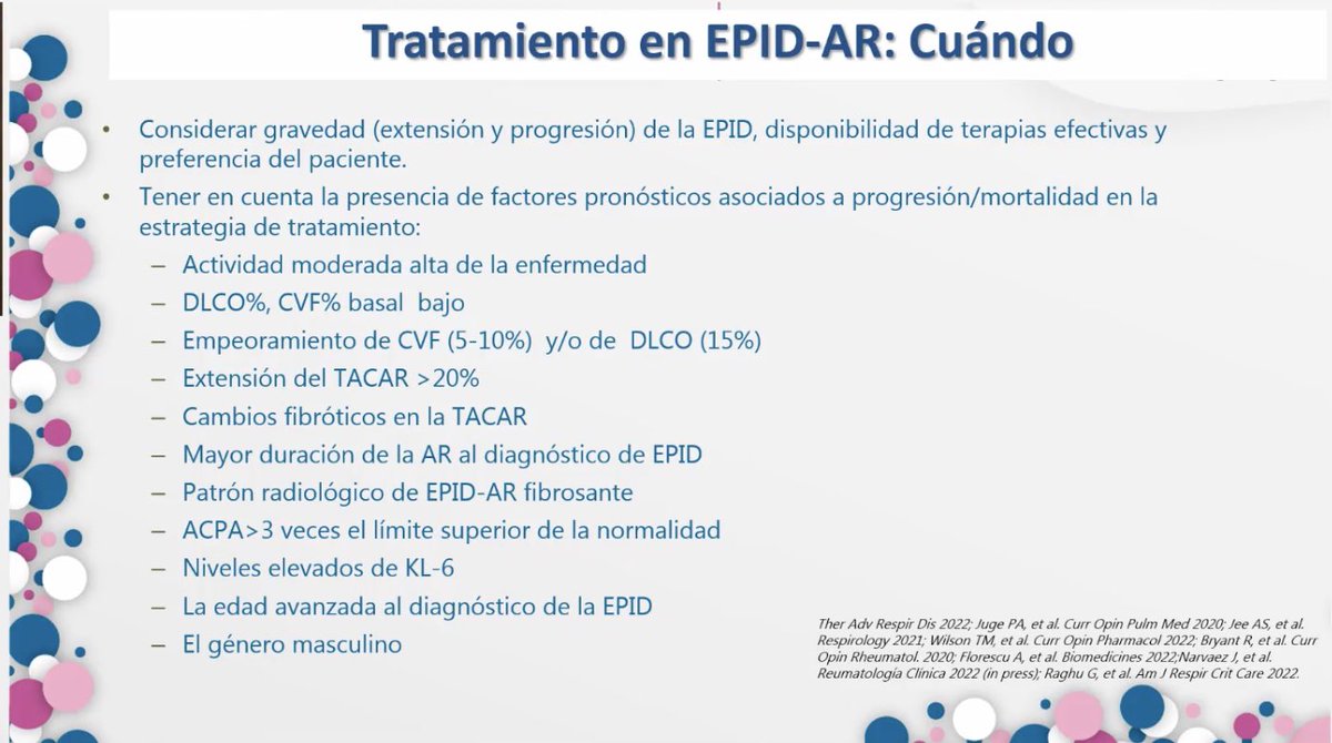 mariaj_morenom's tweet photo. #EPID22 @SMurcianaReuma @SEReumatologia
Dra Abásolo: EPID AR tto 🧵
❇️Educación del paciente es imprescindible
❇️Cuando tratamos? Valorar factores pronósticos ⬇️ . La Dra nos deja un esquema⬇️
❇️GCT: no EECC. Dosis?⬇️ https://t.co/ktSVHPn0m7