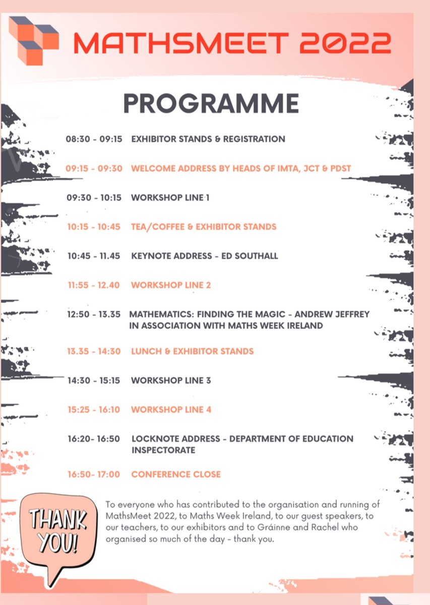 ClaregalwayColl's tweet photo. Looking forward to a great day here at NUI Maynooth. #MathsMeet #IMTA #NUIM https://t.co/75o1K2VeHI