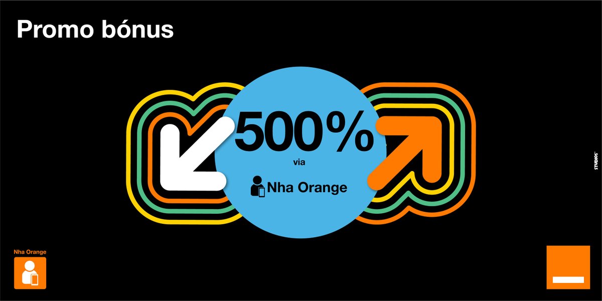 Orange_Bissau's tweet photo. Aproveite hoje dia 15 de outubro : 500% de bónus em todos os recarregamentos através da aplicação Nha Orange. Saiba Mais https://t.co/V1IIbg81EE https://t.co/vOpFr9nicP