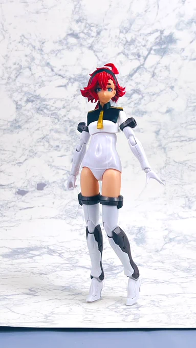 なんちゃってMS少女スレッタちゃんを塗装無しミキシングで組んでみた!魔女なので魔法の箒っぽい物も作ってみたよ#ガンプラ #スレッタ・マーキュリー 