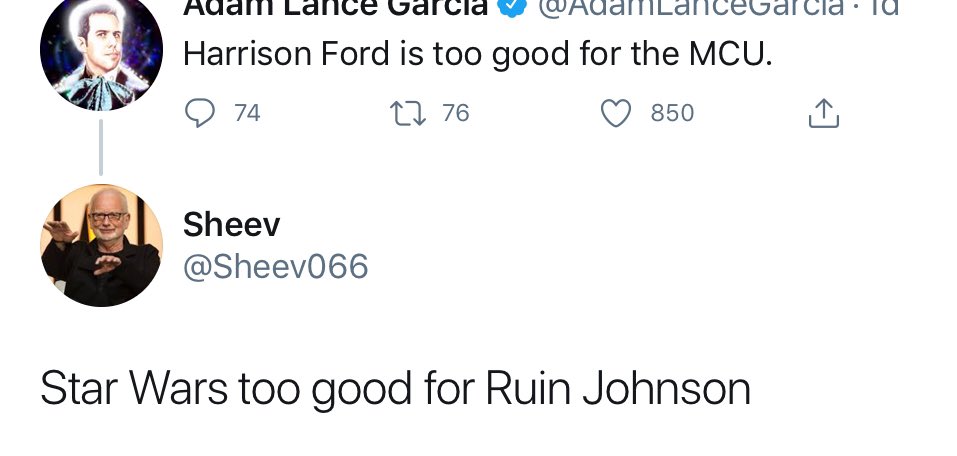 sheevsshittakes's tweet image. Based on the awful grammar, it’s safe to say that trolling people over a space wizard movie for five years does indeed gradually turn you into an actual troll.