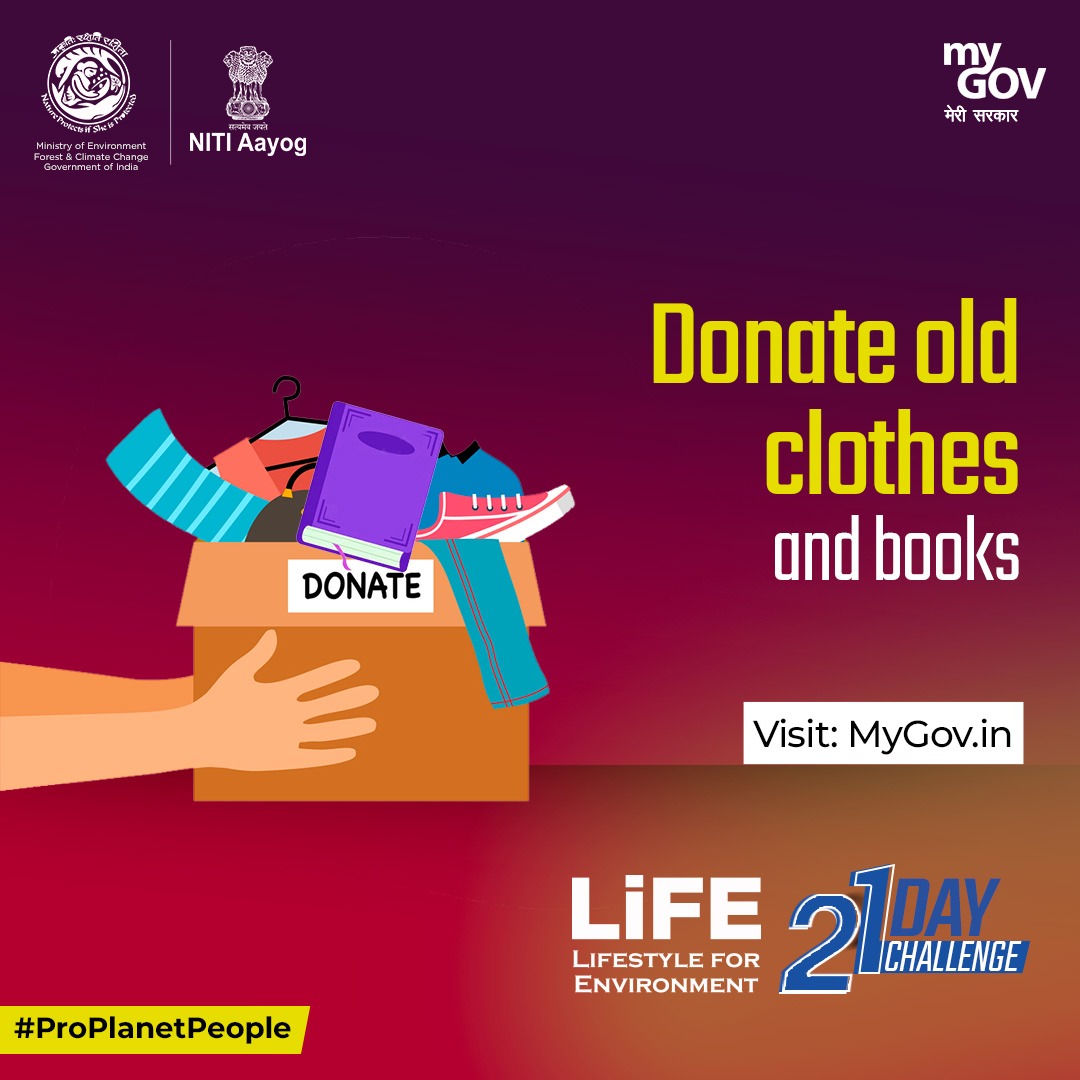 MyGovIndia on Twitter "On Day 4 of 'LiFE 21 Day Challenge', we want
