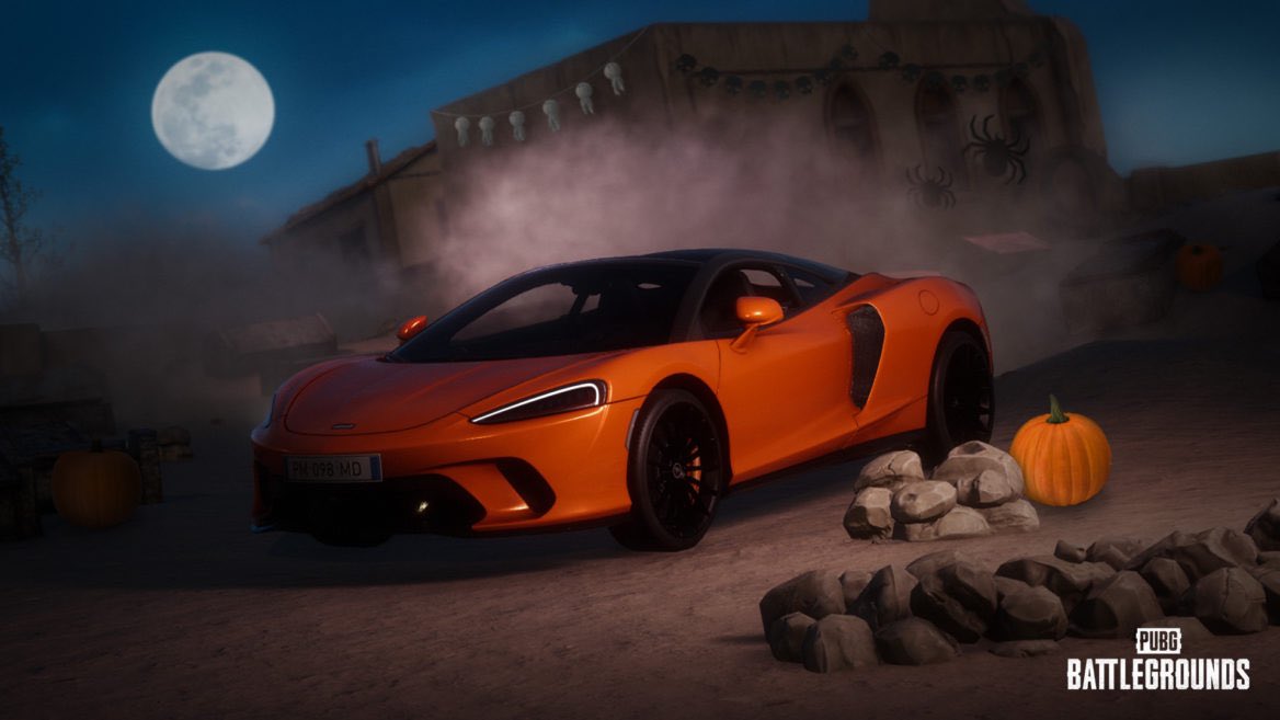 SurvivorNumber1's tweet photo. Halloween Special Drops event for PUBG.
•McLaren Loot Cache x30
•Hunters Chest x8
•Key x1
•Halloween Jacket
First event starts Oct 20 on console! #HALLOWGROUNDS #BATTLEWEEN https://t.co/W2voyj5fF8