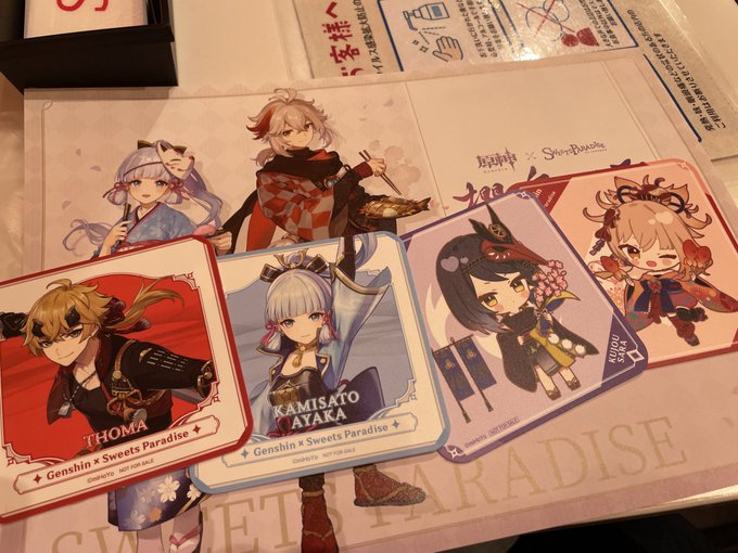 スイパラ原神コラボきたぜ 