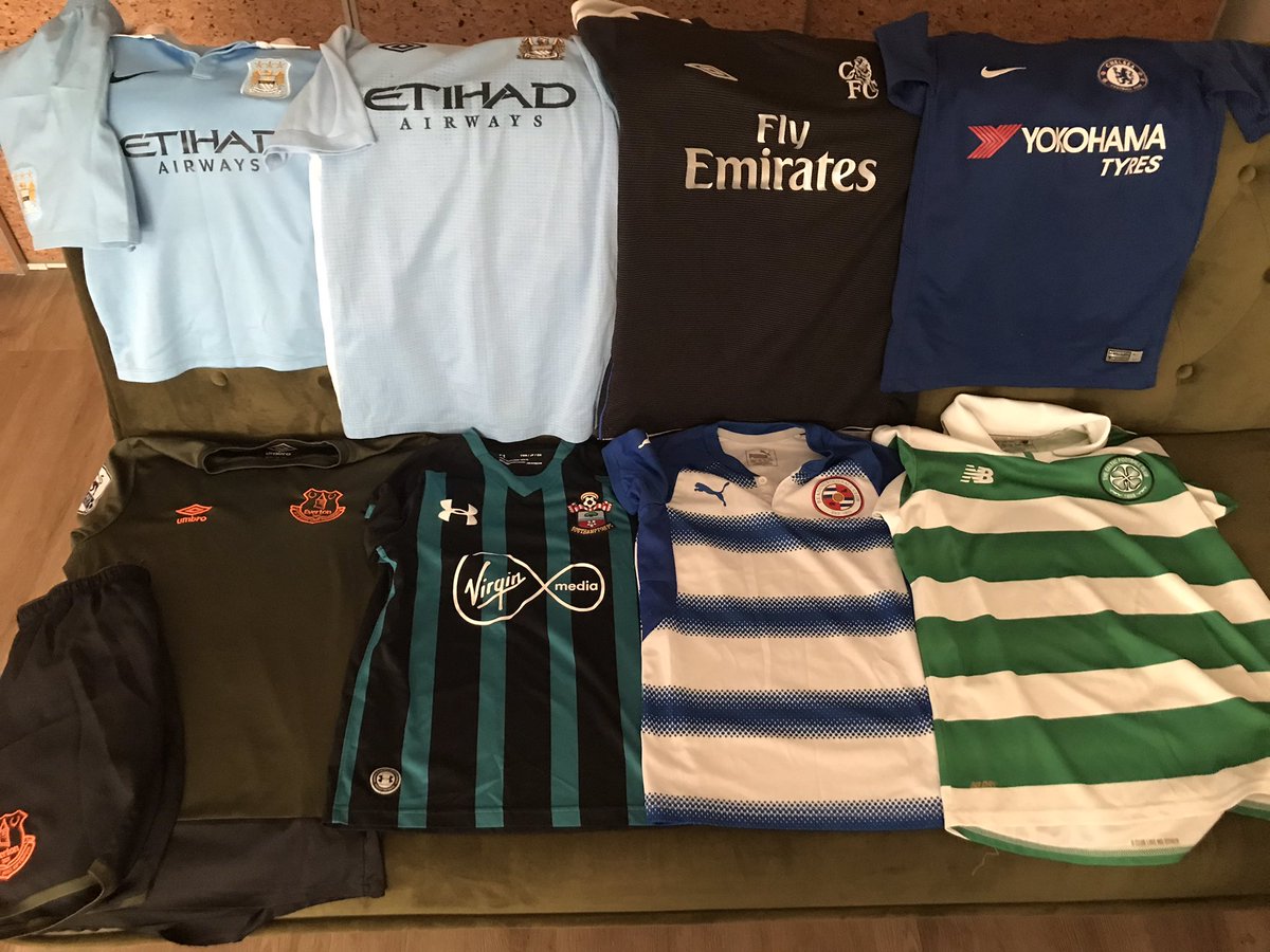 ChrisSpittles's tweet photo. 🚨 Price drop 🚨8 random kids’ shirts now £10 the lot plus postage - or collect from north Bristol. RTs appreciated. DM for more details. https://t.co/WZzlQTnbUh