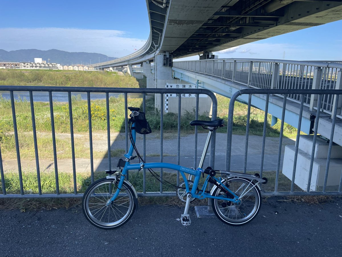 mtytake's tweet photo. 定点観測を済ませて京奈和自転車道で奈良まで😊
天気も良く快調に走れました😉
#brompton https://t.co/NWdXIXRvV7