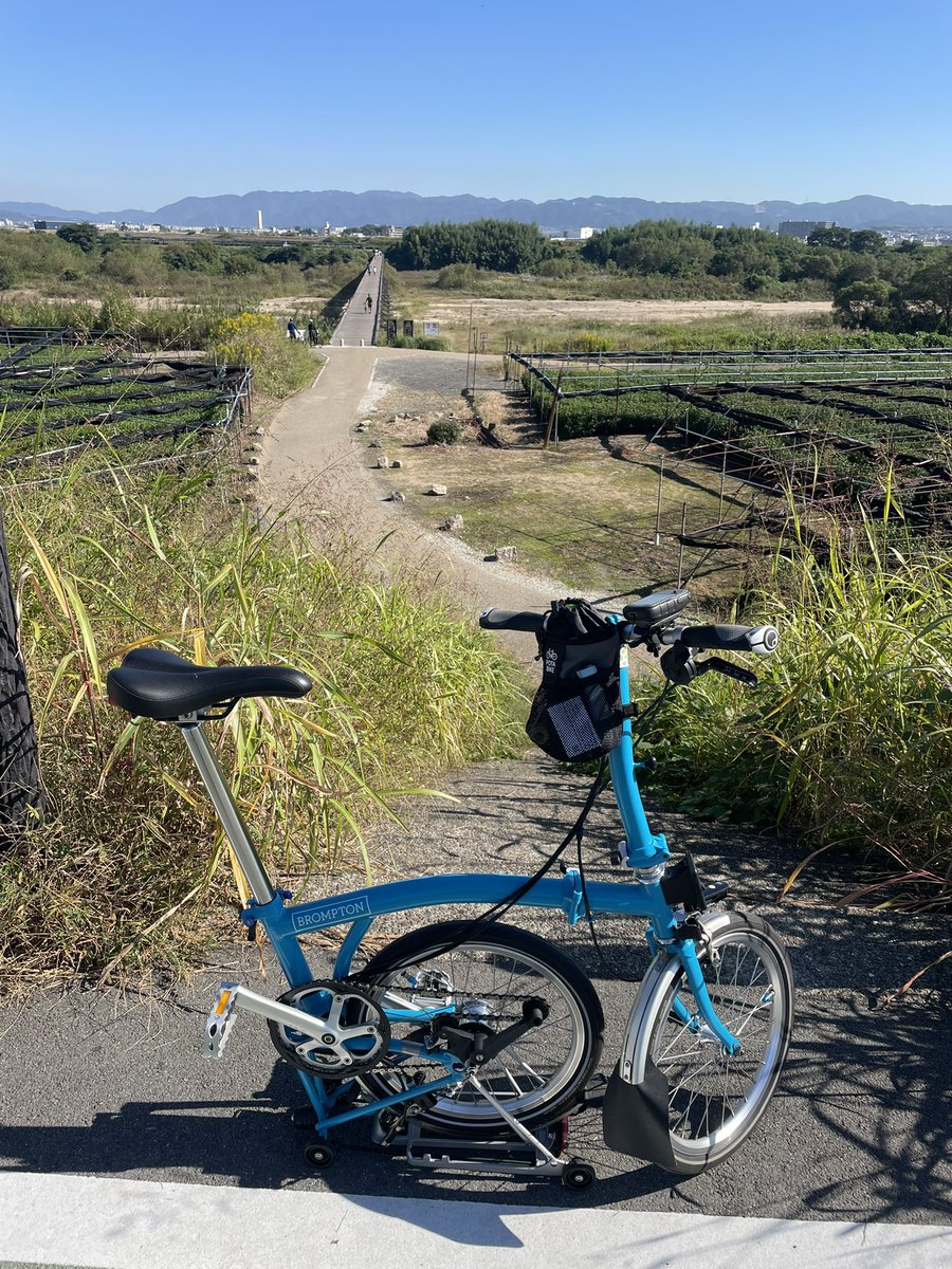 mtytake's tweet photo. 定点観測を済ませて京奈和自転車道で奈良まで😊
天気も良く快調に走れました😉
#brompton https://t.co/NWdXIXRvV7