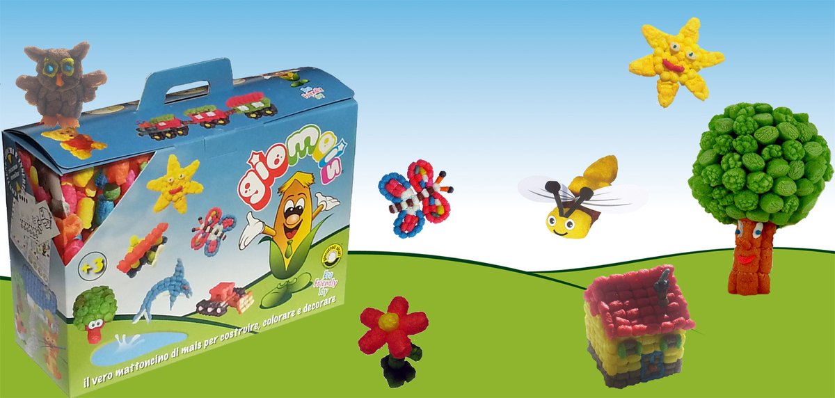 Giomais è il #giocattolo prodotto totalmente in #italia per #giocare in modo #naturale e #didattico stimolando la #manualità e la #fantasia dei #bambini. Fatto di amido di #mais e colori alimentari. Provalo acquistandolo in promo su #ecoclass o su #Amazon