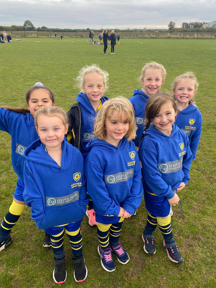 Class2Winthorpe's tweet photo. A fantastic day yesterday at the Girls’ football festival! These girls loved practising their skills and playing some matches. Big smiles, great sportsmanship, fantastic competition and a memorable day. This Girl Can! ⚽️ https://t.co/030kONhmzq