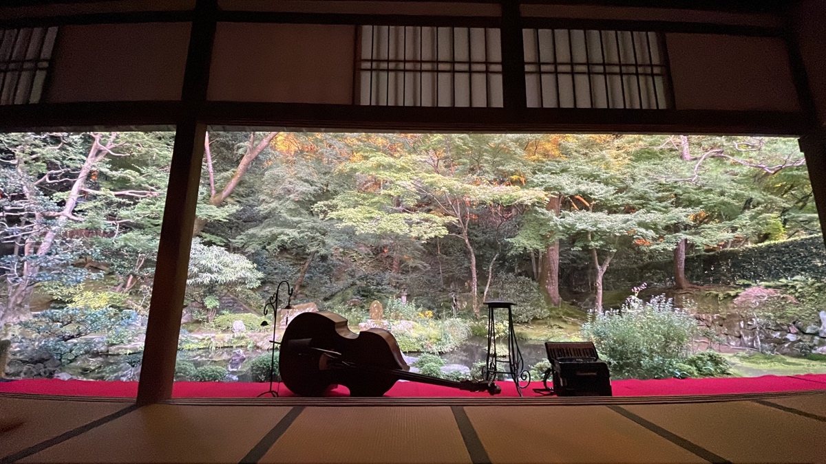 motohana's tweet photo. ね、1時間待つ価値あるでしょ(^_^
#法然院
#mamamilk
#秋の演奏会 https://t.co/qVMsjlywmv