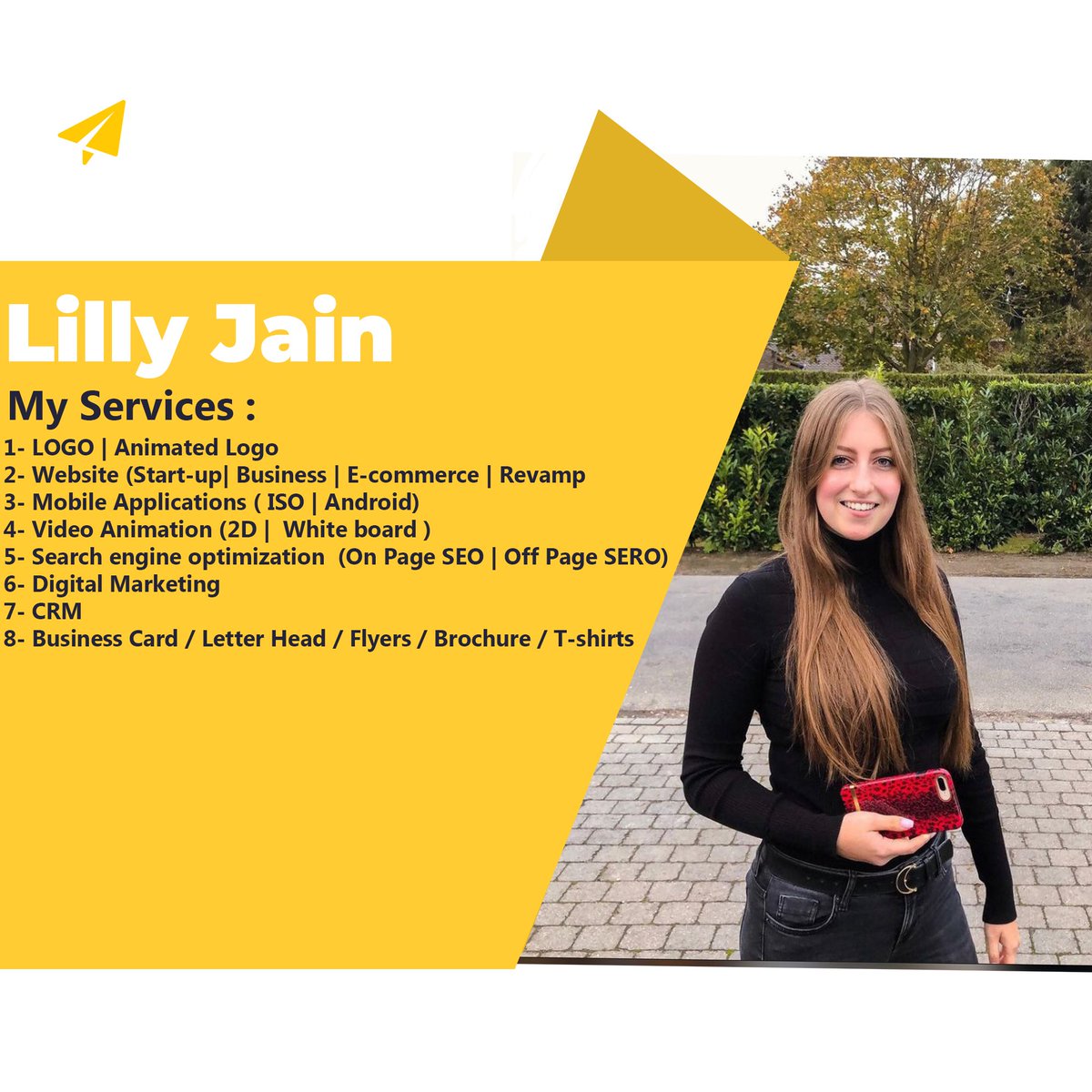lillyjain2's tweet photo. Feel free to DM me,
If you need my services Thank you!
#logodesigns #banner #graphicdesign #graphicdesigner #website #webdevelopment #webdesigner #webstagram #webdeveloper #wordpressdeveloper #mobileapplication #Videoanimation #seo #digitalmarketing #crm #businescard #letterhead https://t.co/1MQWm1lCuS